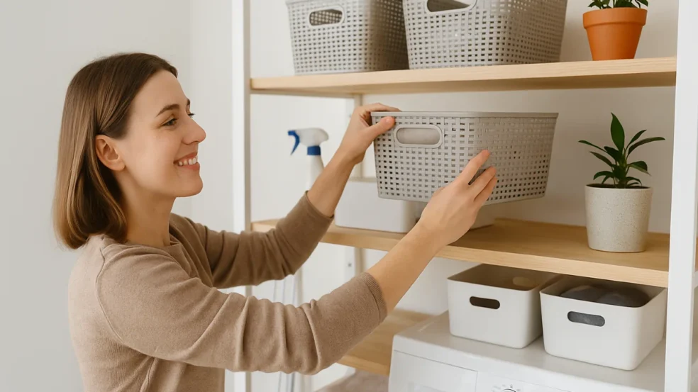 3 formas de organizar a lavanderia e ganhar espaço sem precisar reformar