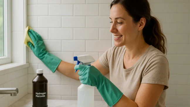 5 formas práticas de usar água oxigenada para deixar a casa limpa e livre de mofo