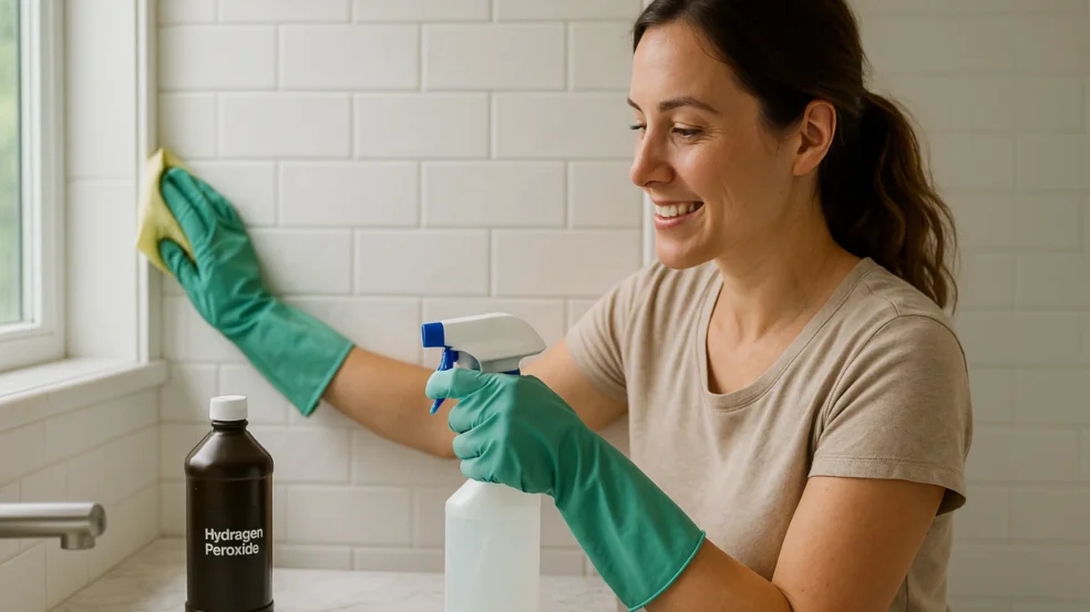 5 formas práticas de usar água oxigenada para deixar a casa limpa e livre de mofo