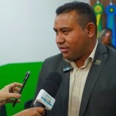 O presidente da Câmara Municipal de Uiramutã, vereador Max Lobão (Foto: Marley Lima/SupCom ALE-RR)