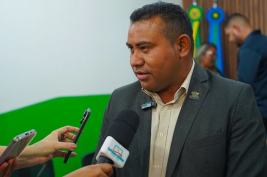 O presidente da Câmara Municipal de Uiramutã, vereador Max Lobão (Foto: Marley Lima/SupCom ALE-RR)