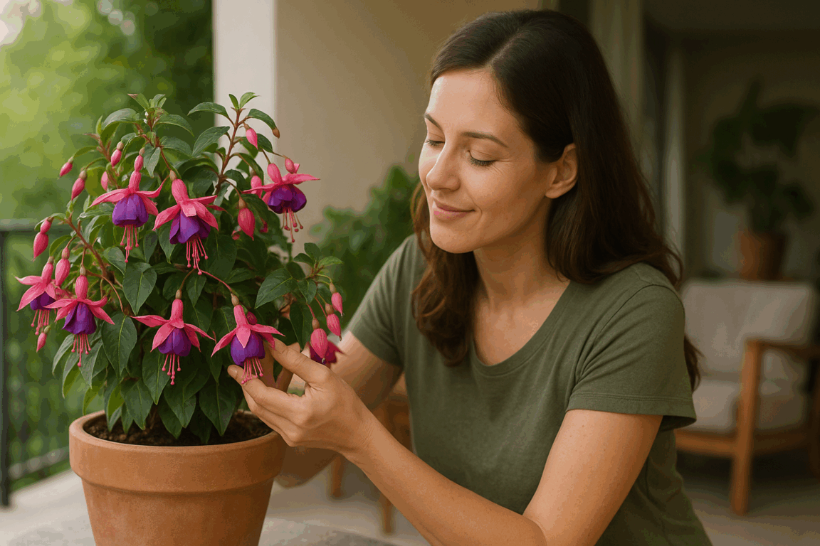 6 cuidados para manter a fúcsia saudável, a flor que parece uma pequena joia