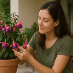 6 cuidados para manter a fúcsia saudável, a flor que parece uma pequena joia