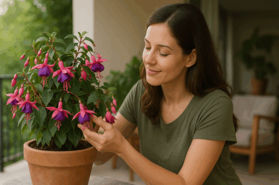 6 cuidados para manter a fúcsia saudável, a flor que parece uma pequena joia