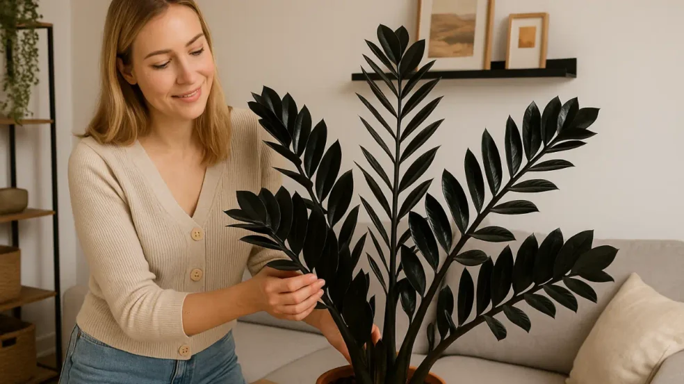 7 benefícios da zamioculca-preta para decoração moderna e energética
