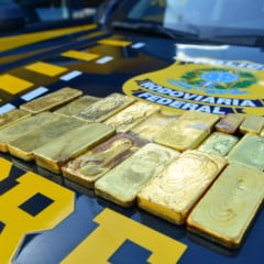 Ouro apreendido na ação (Foto: Nilzete Franco/FolhaBV)