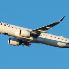 Airbus A321 da Latam (Foto: William Alves/Spotter BR)