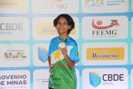 Atleta roraimense de taekwondo conquista prata nos Jogos Escolares
