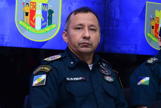 O comandante-geral da Polícia Militar de Roraima, Coronel Overlan Lopes. 
(Foto: Nilzete Franco/FolhaBV).