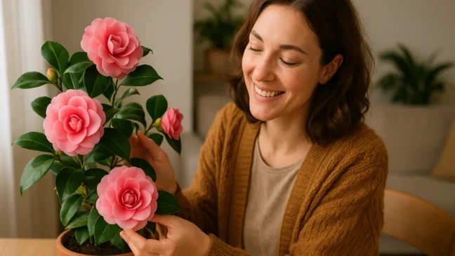 Camélia 4 dicas para flores exuberantes e perfume delicado no inverno
