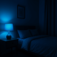 Luz azul de LED também pode atrapalhar o sono (Foto: Divulgação)