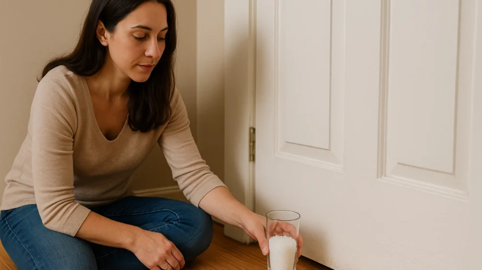 Coloque sal grosso atrás da porta e veja como as energias negativas desaparecem