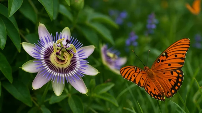 Como usar a passiflora no jardim para atrair borboletas e criar um ambiente mais vivo e colorido