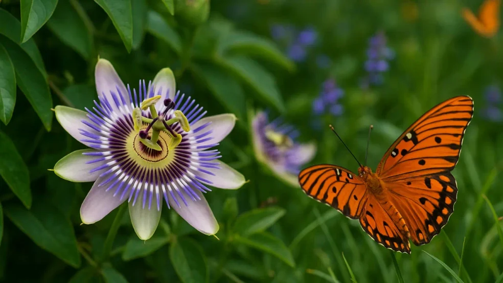 Como usar a passiflora no jardim para atrair borboletas e criar um ambiente mais vivo e colorido