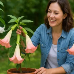 Como usar a trombeta dos anjos para dividir ambientes externos com beleza e harmonia