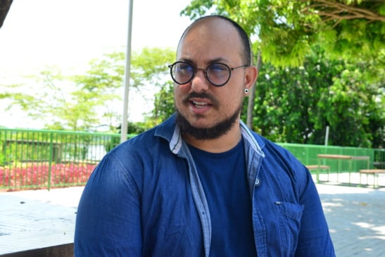 Professor Hudson Araújo. (Foto: Nilzete Franco/FolhaBV).