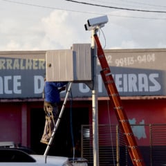 Radar na Av. Mário Homem de Melo com Av. Dos Imigrantes, no bairro Buritis, esta quase finalizado.  Foto: Wenderson Cabral/FolhaBV
