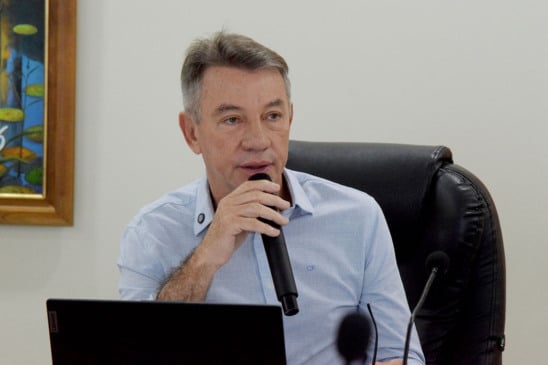 Governador do estado, Antonio Denarium. 
(Foto: Wenderson Cabral/FolhaBV).