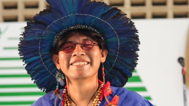 O cantor indígena Dam Kuy A'ki (Foto: Divulgação)