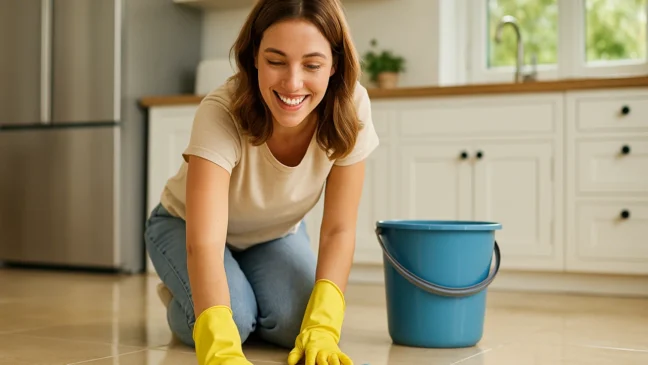 Descubra como o vinagre branco deixa o piso da casa brilhando como novo