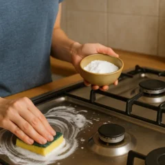 Descubra como usar bicarbonato para limpar o fogão sem arranhar