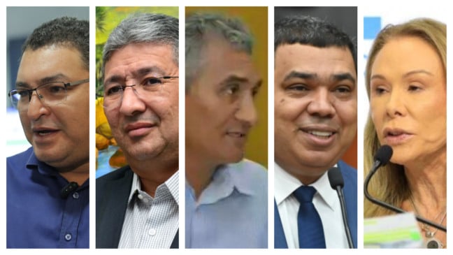 Dr. Raposo, Edilson Damiãio, Juscelino Kubistchek Pereira, Soldado Sampaio e Teresa Surita