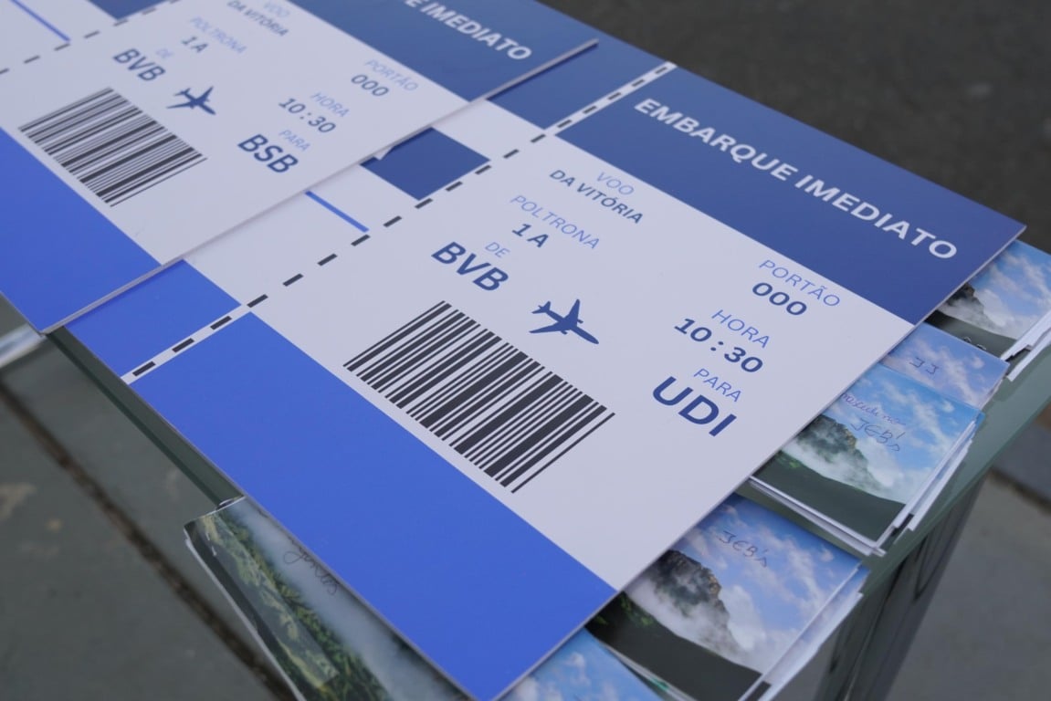 As passagens foram entregues pelo Governo em cerimonia no mês de agosto