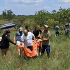 Mulher morreu após o carro em que estava capotar próximo ao “Banho do Au Au”. (Foto: Divulgaçao)