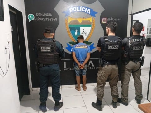 Fugitivo da Pamc é preso após mais de 1 ano enquanto trabalhava em Uiramutã
