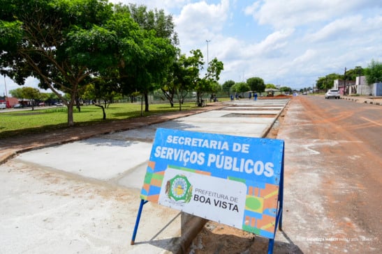 Obras Prefeitura; novos espaços de estacionamento