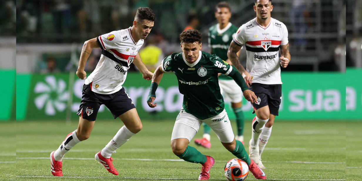 São Paulo e Palmeiras em disputa pelo o Paulistão 2025. 
(Foto: Cesar Greco/Palmeiras).