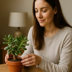 Planta jade como a crassula ovata pode atrair prosperidade e longevidade