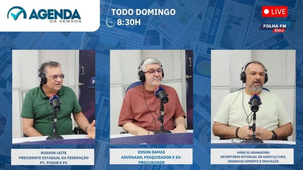 Agenda da Semana debate eleições, nepotismo e Expoferr 2025