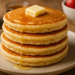 Receita de panqueca americana fofinha exige técnica secreta