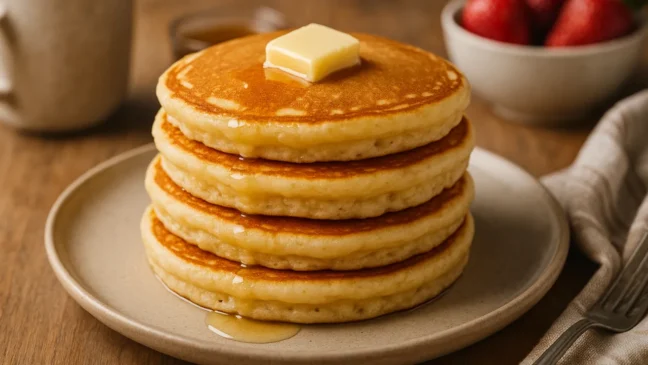 Receita de panqueca americana fofinha exige técnica secreta