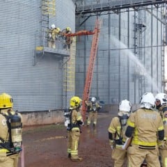 Simulação do curso de Operações em Incêndios Urbanos.(Foto: Secom RR)
