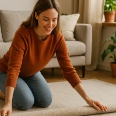 Use este truque simples com tapetes e deixe a sala mais ampla e acolhedora