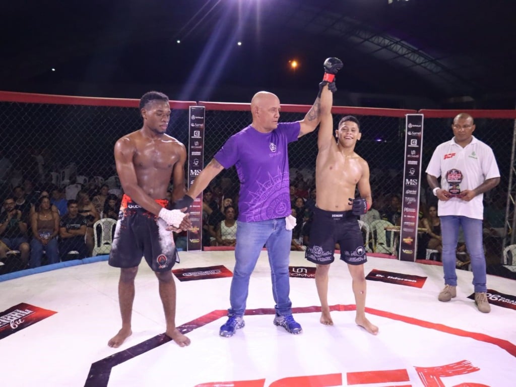 Lutador roraimense estreia com vitória em campeonato de MMA. (Foto: ASCOM/Nobre Team)
