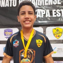 Mesatenista roraimense busca medalha de ouro no JEB's. (Foto: ASCOM/Clube LiveTT)