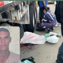 No interior, o servidor público Diego Roberto de Oliveira, 25 anos, faleceu na tarde de sexta-feira (3) após uma colisão entre motocicleta e caminhão na BR-432, em Cantá. (Foto: Divulgação) 