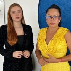 As advogadas Emily Cavalcante e Tiana Brazão (Foto: Divulgação) 