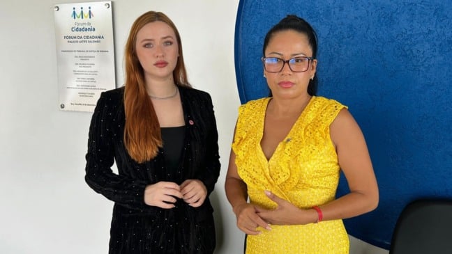 As advogadas Emily Cavalcante e Tiana Brazão (Foto: Divulgação) 