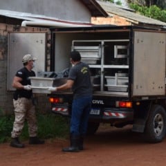 Os corpos foram removidos ao IML para identificação (Foto: Wenderson Cabral/FolhaBV) 