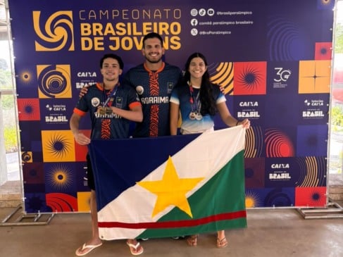 Felipe Nogueira (à esquerda) e Maria Clara Andrade conquistaram cinco medalhas na competição nacional. (Foto: Divulgação)
