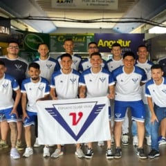 Delegação do Vivaz que disputará a Copa Norte de Futsal. (Foto: Divulgação)