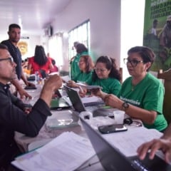 No total, foram cerca de 500 atendimentos (Foto: Ascom/Incra) 