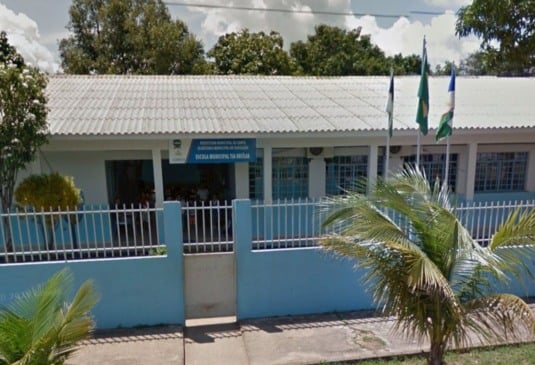 Escola Municipal Tia Ercilía, localizada no município do Cantá. (Foto: Arquivo Pessoal)
