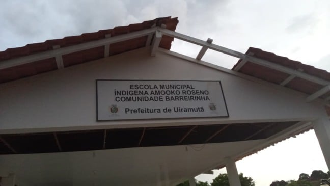 Escola Municipal Indígena Amooko Roseno. (Foto: Divulgação).