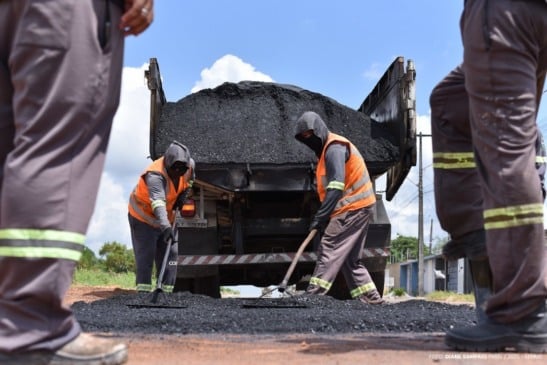 Ao todo, 376 ruas já foram recuperadas, totalizando mais 60 km asfaltados. Crédito: PMBV.