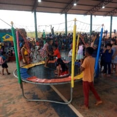 Programação contou com competições esportivas, gincanas e desfiles (Foto: Divulgação) 